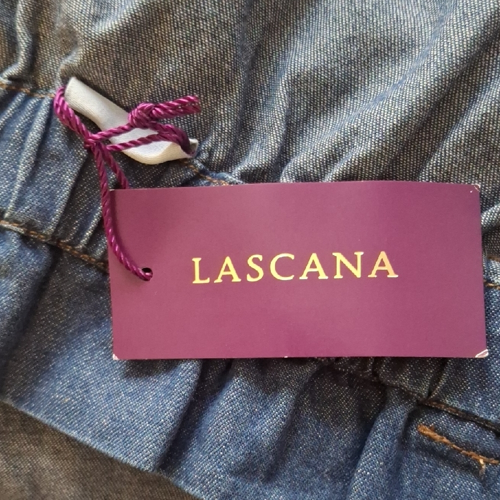 Casual Blue A-Line Skirt - Picture 2 of 4